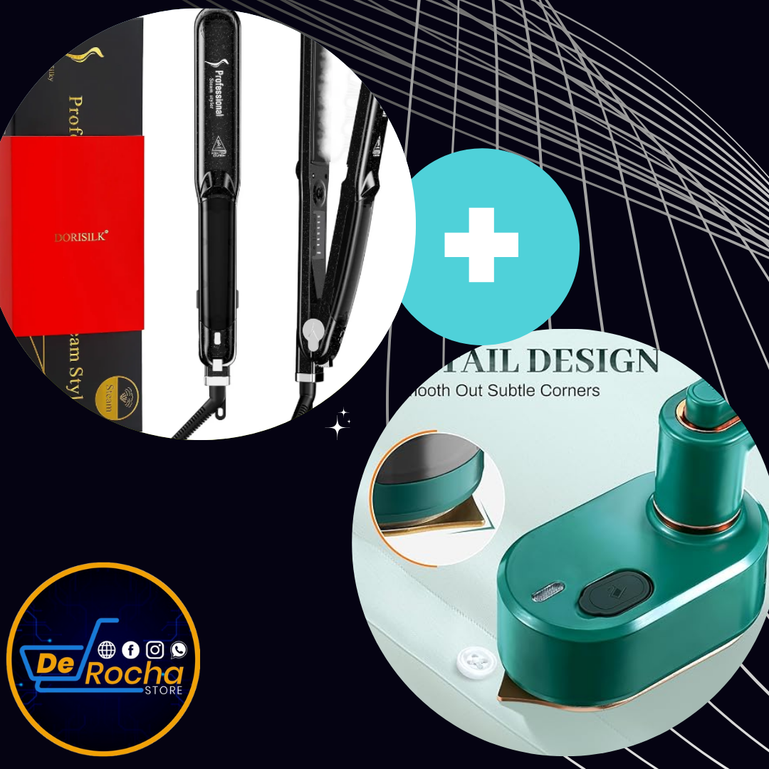 Combo plancha cabello+ plancha ropa